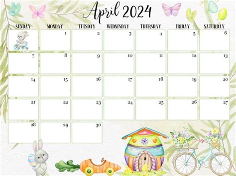 easter 2024 calendar usa